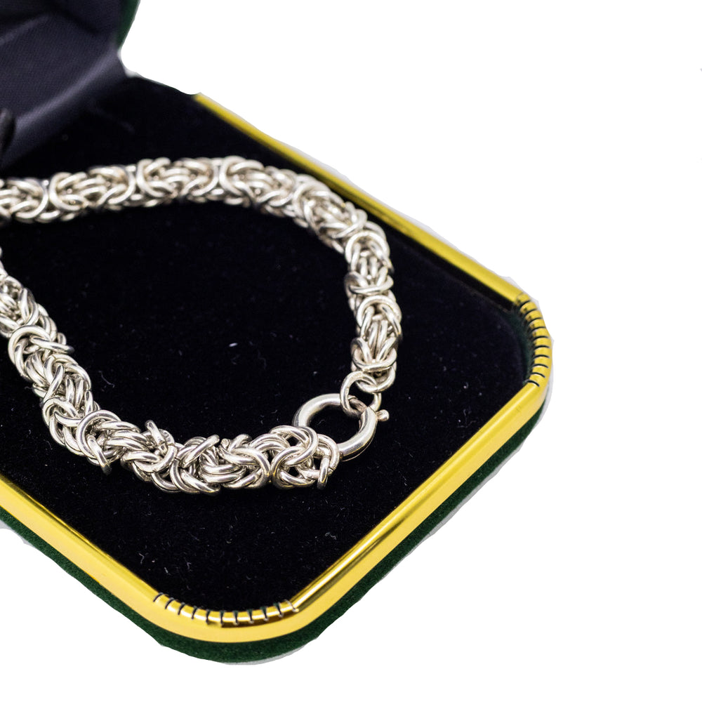 Byzantine-Style Sterling Silver Bracelet