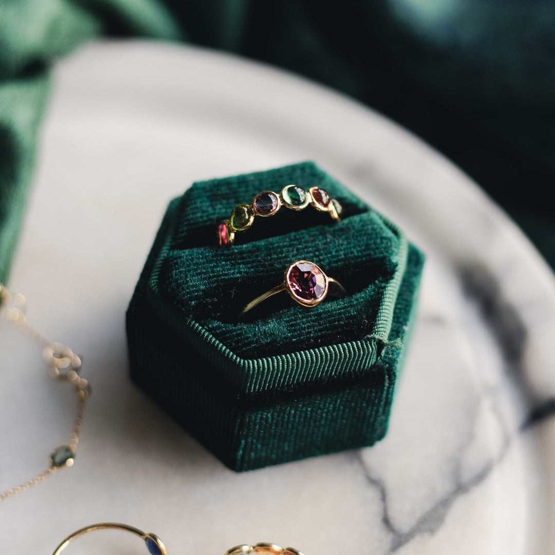 Pink Tourmaline Ring
