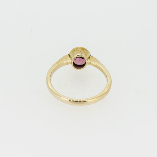 Pink Tourmaline Ring