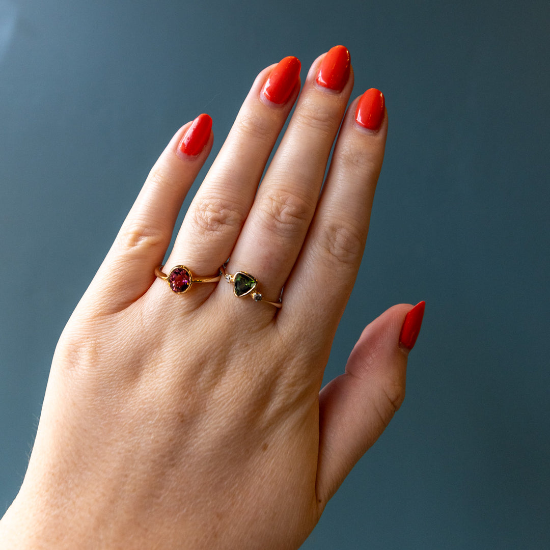Pink Tourmaline Ring