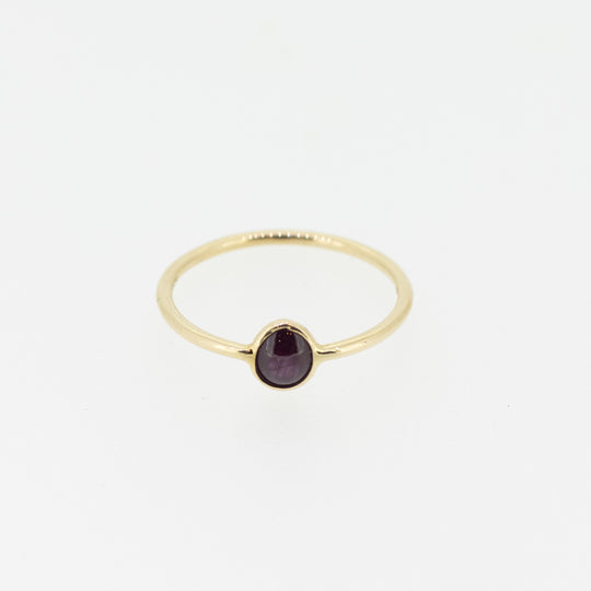 14ct Star Ruby Gold Ring