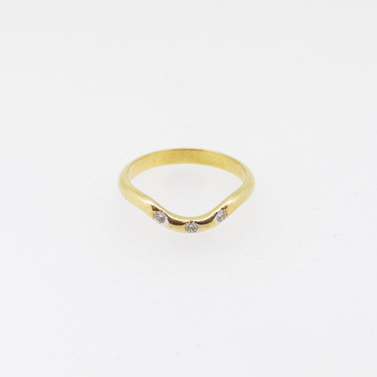 18ct Gold Diamond Wedding Band