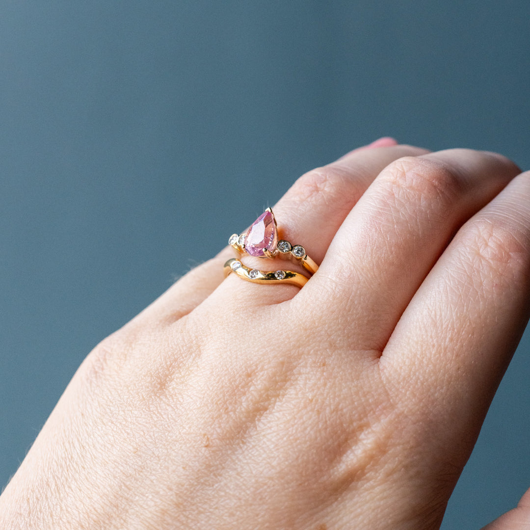 18ct Gold Diamond Wedding Band