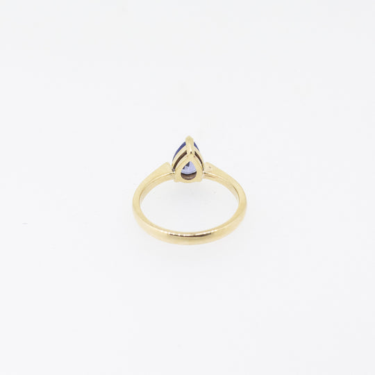 9ct Gold Sri Lankan Blue Sapphire Ring