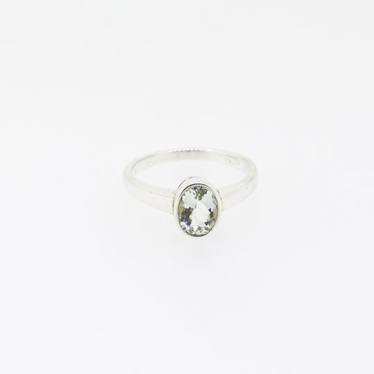 Sterling Silver Aquamarine Ring