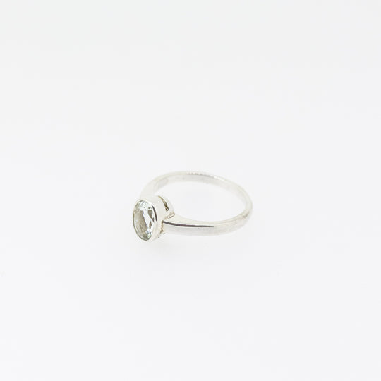 Sterling Silver Aquamarine Ring