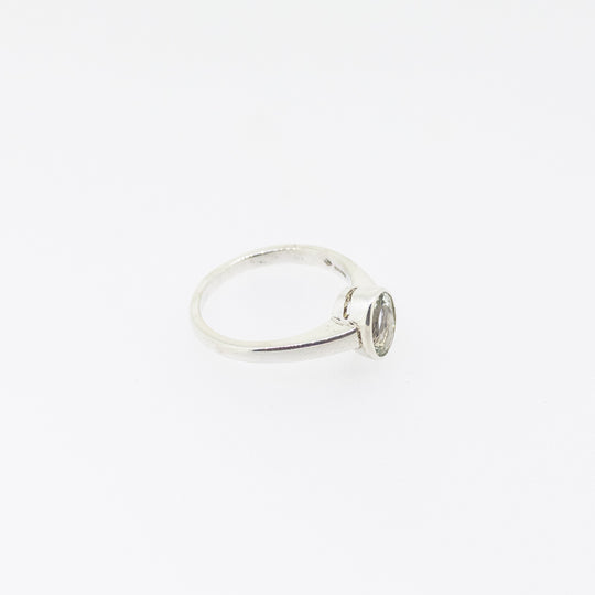 Sterling Silver Aquamarine Ring