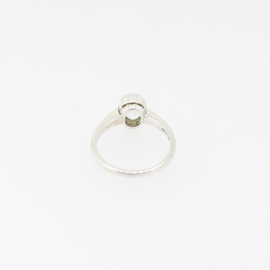 Sterling Silver Aquamarine Ring