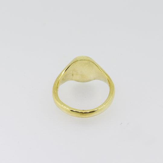 9ct Gold Oval Signet Ring