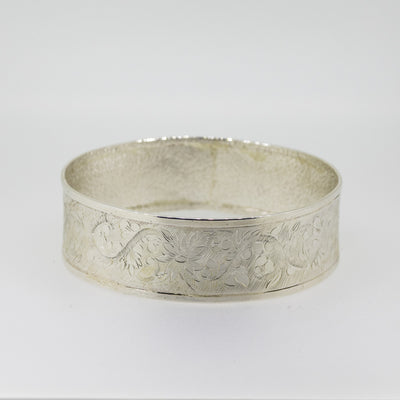Personalised Sterling Silver Bangle