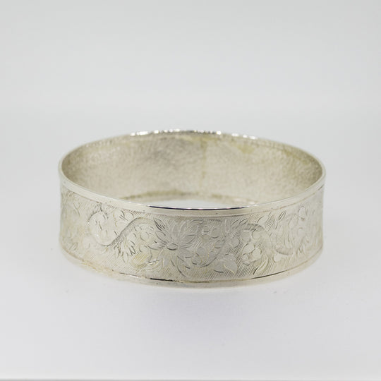 Personalised Sterling Silver Bangle