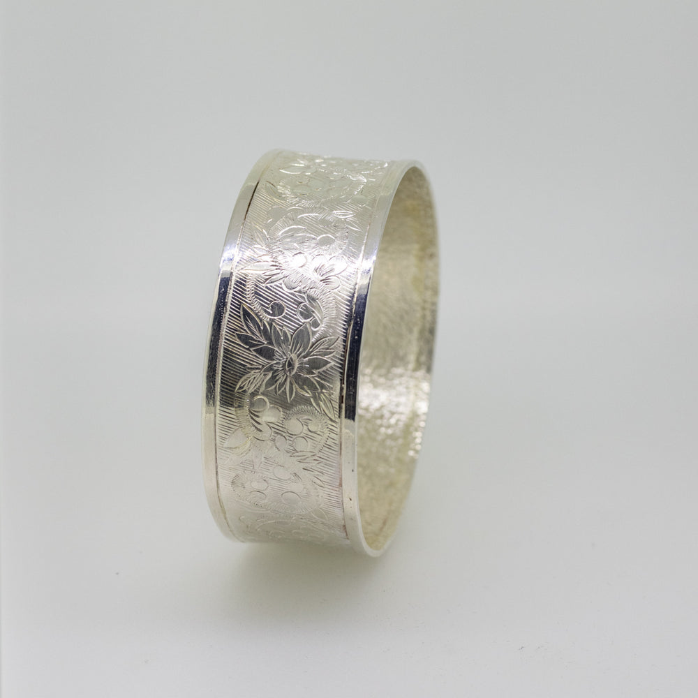 Personalised Sterling Silver Bangle