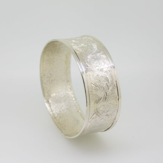 Personalised Sterling Silver Bangle