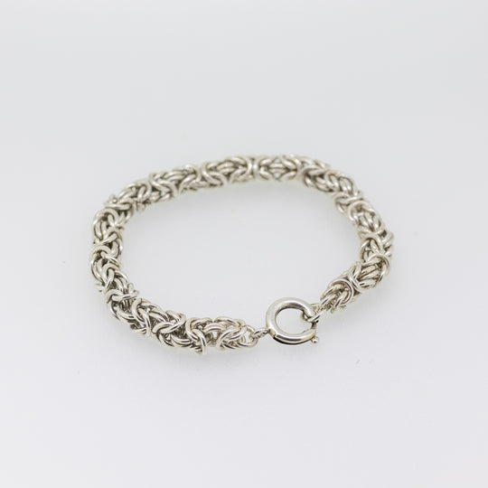 Byzantine-Style Sterling Silver Bracelet