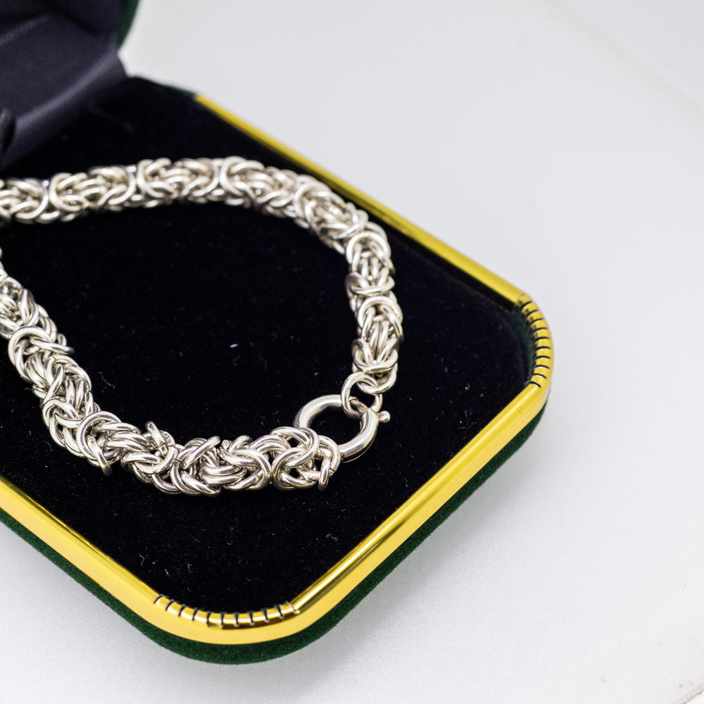 Byzantine-Style Sterling Silver Bracelet
