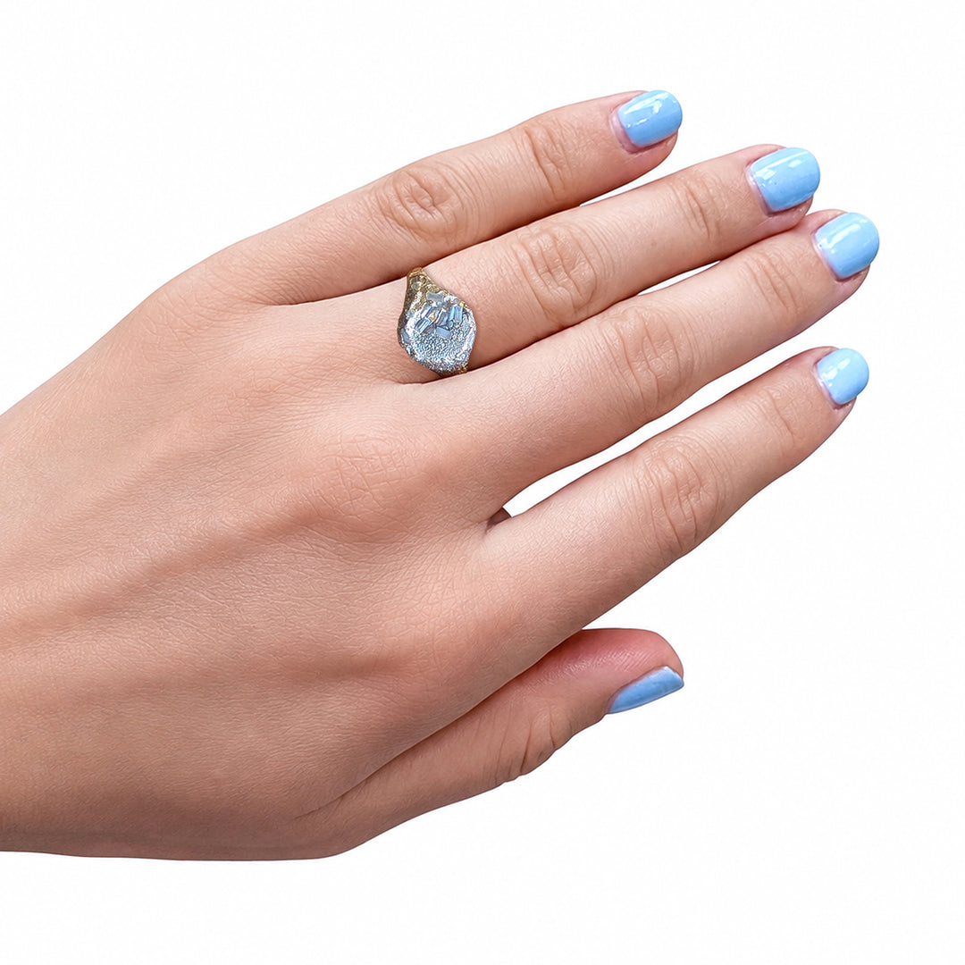 9ct Rose Gold Divorce Signet Ring – Bespoke Reclaimed Wedding Ring with Natural Diamonds