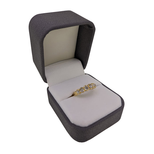 18ct Yellow Gold Six-Stone Old Cut Diamond Ring –  Artisan Design