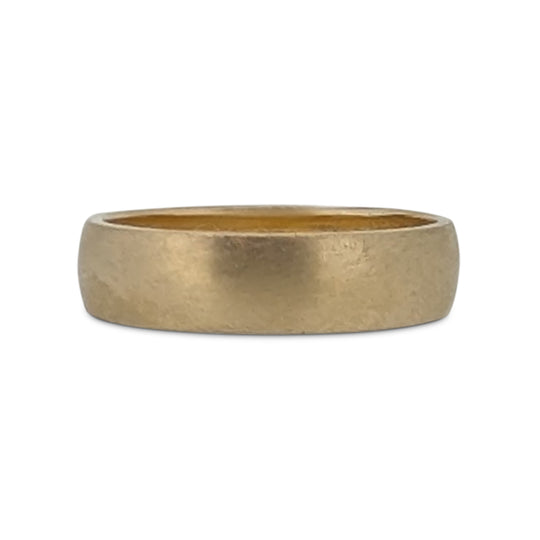 9ct Gold 5mm Wedding Ring – Satin Finish with Free Engraving