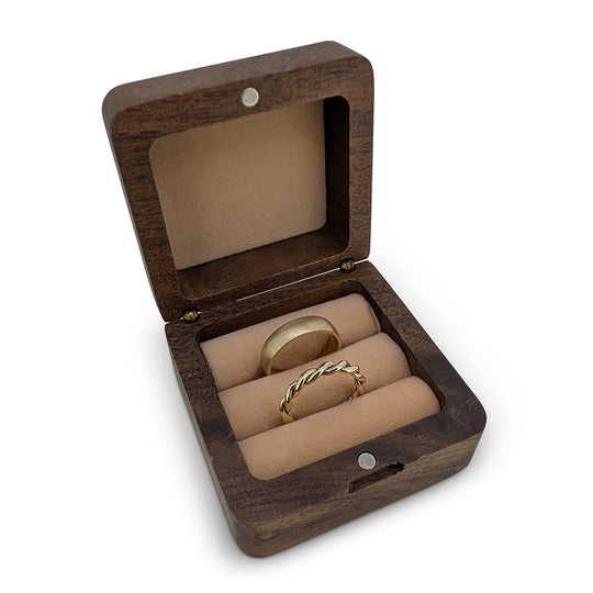 9ct Gold 5mm Wedding Ring – Satin Finish with Free Engraving
