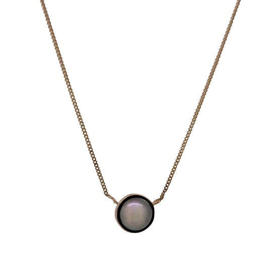9ct Rose Gold Tahitian Pearl Necklace – Modern Artisan Design