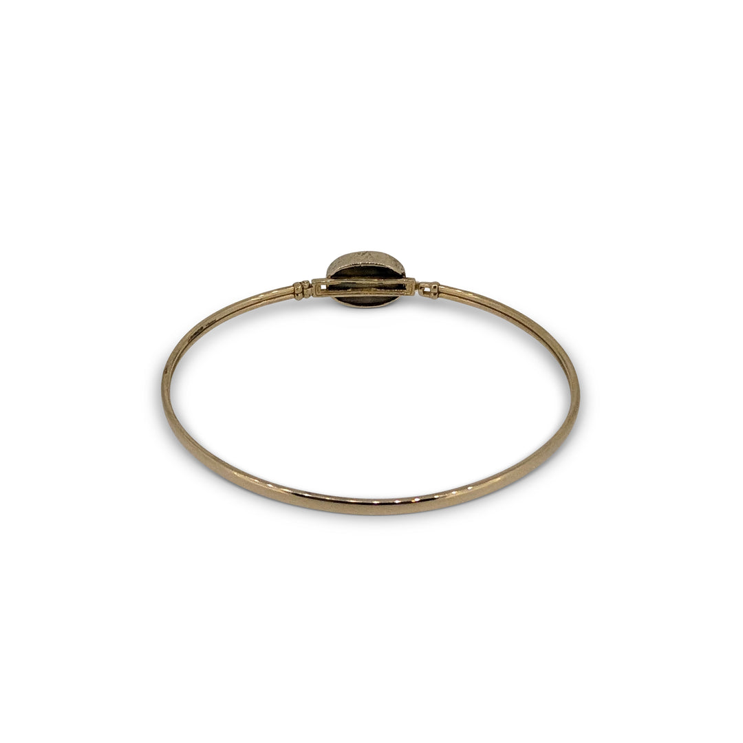 9ct Gold Carnelian Bracelet – Oval Natural Carnelian Gemstone