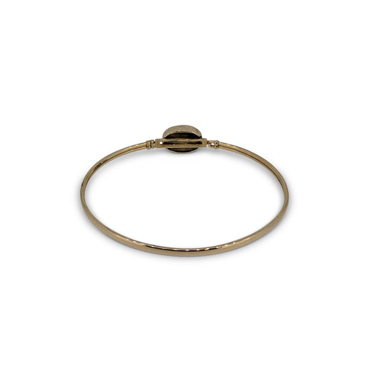 9ct Gold Carnelian Bracelet – Oval Natural Carnelian Gemstone