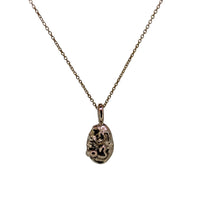 9ct Gold Artisan Pendant – Handmade Organic Textured Gold Pendant