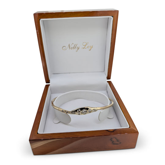 Luxury Bespoke Diamond Bracelet in 14ct Yellow Gold – Natural Diamonds