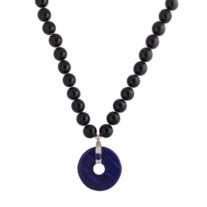 Blue Lapis stone necklace