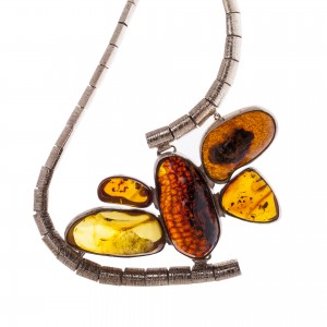'butterfly' amber necklace 
